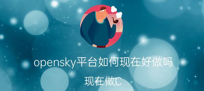 opensky平台如何现在好做吗 现在做C  服务器，还有前景吗？